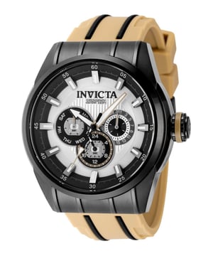 El Invicta 49053 tiene una caja de acero inoxidable de 48 millimetros con una esfera plata.
Esta modelo funciona con un movimiento de Cuarzo preciso.
Resistencia a la presión de aqua de 10 bares.
Este modelo es parte de la colección Invicta Speedway.

2 años de garantía Invicta.