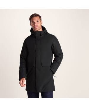If you're braving the elements this winter, the Aksel men's jacket has you covered from head to toe. Whether you're heading out for a winter walk, tackling the school run in sideways rain, or just need something seriously warm, this men's insulated jacket has got your back - and then some. The secret to staying toasty is the clever hybrid insulation system within the Aksel men's down-filled jacket. Your core stays toasty warm with duck down filling your torso (where you need warmth most), while practical synthetic insulation in the sleeves and hood warms you, and the 5K breathability ensures you don't overheat. When the weather turns nasty, you'll appreciate the 5K waterproofing that keeps rain at bay while fully taped seams ensure not a single drop sneaks through. The fused hood peak with toggle adjusters snugs perfectly around your face, keeping the warmth in and howling winds out. The Aksel men's down-filled coat has storage sorted with dual-entry pockets - perfect for warming chilly hands in the soft tricot lining or stashing your belongings with the secure zip closure. There's even a hidden inner pocket within the Aksel for your valuables. Finished with a signature TOG24 badge on the sleeve, the Aksel delivers exceptional protection that feels as good as it looks.