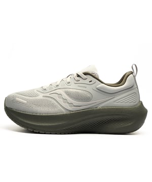 The Surge 3 is a high-performance daily runner from the world renowned Saucony brand. Delivered with maximum PWRRUN+ cushioning to attenuate shock and deliver the best ride to date. The Surge blends high performance wear for mid and long distance runs as well as performing to its highest level for intense fitness workouts. A perfect fit lace system gives a snug fit, whilst a full carbon rubber sole provides durable wear and excellent traction on a multitude of surfaces. The engineered textile mesh upper provides breathability and support whilst an ultra-plush sockliner adds to the responsive ride. The Surge guarantees you will run with confidence, delivering a feel-good feeling throughout all your runs and workouts

- Textile / synthetic mix upper
- Perfect fit lace system
- Heel pull tab
- Ultra plush sockliner
- PWRRUN+ cushioning
- Durable rubber outsole
- Soft padded heel & ankle collar
- Saucony branding