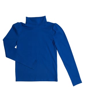 Meisjes-T-shirt met lange mouwen, hoge hals en gerimpelde schouders GAP\n\n Dit meisjes-T-shirt met lange mouwen van GAP biedt comfort en stijl op frisse dagen. De hoge kraag zorgt voor extra warmte, terwijl de gerimpelde schouders voor een stijlvolle, moderne touch zorgen.\n\n Details:\n Slanke pasvorm met rechte afwerking.\n Zachte en omhullende hoge kraag.\n Lange mouwen met decoratieve rimpels bovenaan.\n Fijn geribde stretchstof.\n Ideaal om over elkaar of als hoofdkledingstuk te dragen.\n\n Een veelzijdig en knus T-shirt met hoge kraag voor meisjes, ideaal voor het overgangsseizoen en de winter.\n Samenstelling: 95% katoen, 5% elastaan\n Onderhoud:\nMachinewas koud met vergelijkbare kleuren.\n Drogen in de droogtrommel op lage temperatuur.\n Strijken op middelhoge temperatuur indien nodig.