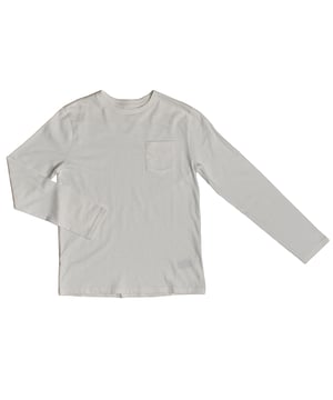 Langärmliges Jungen-T-Shirt mit Tasche, ideal für den Alltag mit lässigem Touch.

 Dieses Langarm-T-Shirt für Jungen ist aus weichem Baumwolljersey gefertigt und passt perfekt zu jedem Outfit. Das schlichte Design mit praktischer Brusttasche bietet Funktionalität und Stil gleichermaßen.

 Details:
 Kleidungstyp: Langarm-T-Shirt für Jungen.
 Design: Unifarben mit Fronttasche.
 Hals: Klassisch rund.
 Ärmel: Lang.
 Material: Bequeme und atmungsaktive Baumwolle.
 Passform: Gerader Schnitt für den täglichen Gebrauch.

 Ein funktionelles Kinder-T-Shirt aus Baumwolle, das sich dem aktiven Tempo der Kleinen anpasst.
 Komposition: 100% Baumwolle
 Pflege:
Maschinenwäsche in kaltem Wasser.
 Verwenden Sie kein Bleichmittel.
 An der Luft trocknen.
 Bei niedriger Temperatur bügeln.
