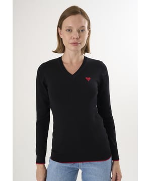 Der V-Ausschnitt-Strickpullover für Damen ist ein zeitloses Must-have für Ihre Garderobe, das Komfort und Eleganz vereint. Er ist aus einem weichen, atmungsaktiven Strickstoff gefertigt und fühlt sich den ganzen Tag lang angenehm auf der Haut an. Der V-Ausschnitt sorgt für eine feminine Silhouette, während die Raglanärmel und die lockere Passform Bewegungsfreiheit und einen schmeichelhaften Look bieten. Die gerippten Bündchen und der Saum sorgen dafür, dass das Kleidungsstück seine Form behält und verleihen dem Gesamtdesign einen dezenten sportlichen Touch. Dieser Pullover eignet sich für alle Gelegenheiten, vom Alltag bis zum Büro, und ist eine stilvolle Option für jede Jahreszeit. ChatGPT’ye sor