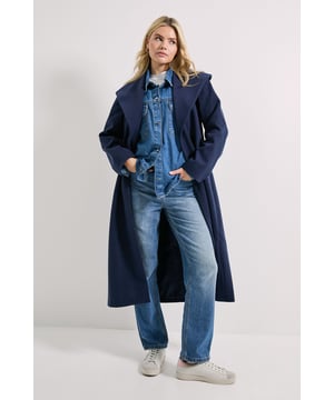 Shawl Belted Coat