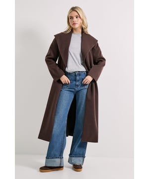 Shawl Belted Coat