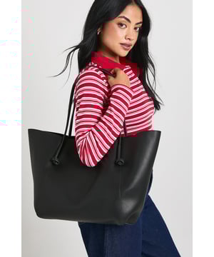 Large Structured Tote Bag