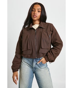 Wrap up in the latest coats and jackets and get out-there with your outerwearBreathe life into your new season layering with the latest coats and jackets from boohoo. Supersize your silhouette in a padded jacket, stick to sporty styling with a bomber, or protect yourself from the elements in a plastic raincoat. For a more luxe layering piece, faux fur coats come in fondant shades and longline duster coats give your look an androgynous edge.