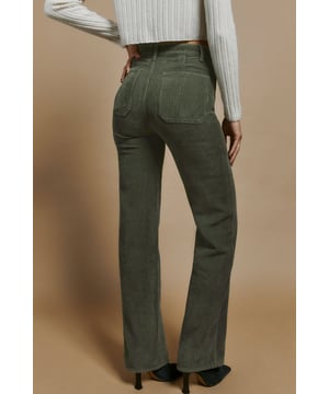 Our styles are designed with a trendy fitted look in mind following an international size standard. For the best fit we suggest choosing one size up from your usual. Be sure to check our sizing chart to find your perfect match!
  Designed for daily and casual occasions
  Popular among ladies
  Square pockets at the front
  Solid
  color corduroy fabric
  Comfortable and vintage feel
  High waistline visually elongates legs
  Suitable to pair with all types of tops and shoes
Material: 95% Polyester 5% Elastane