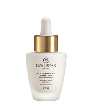 Entdecken Sie die Collistar SPF50 Sun Tan Protective Drops, eine revolutionäre Ergänzung Ihrer Schönheitsroutine. Diese innovative Formel bietet täglichen Schutz gegen Hautalterung und dunkle Flecken. Sie aktiviert Vitamin D und blockiert schädliche Strahlen, um die Schönheit Ihrer Haut zu bewahren. Ideal für den ganzjährigen Gebrauch schützt sie Gesicht, Hals und Hände vor UV- und Blaulicht. Angereichert mit Niacinamid und hyperfermentiertem italienischem Reiswasser hellt sie den Hautton auf und widersteht Schweiß. Genießen Sie eine leichte Textur, die sich nahtlos für eine makellose Make-up-Basis einfügt.