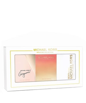 Experience the essence of femininity with the Michael Kors Mini Fragrance Gift Set for Women, featuring three exquisite scents in convenient sizes. This collection includes Gorgeous!, a bold floral woody fragrance that captivates with its bright white floral notes and tobacco accord; Wonderlust, an oriental gourmand scent that inspires adventure with luxurious blossoms and spicy undertones; and Sexy Amber, a warm and alluring fragrance that exudes confidence with notes of tantalizing amber and jasmine. Perfect for any occasion, this set is a delightful way to explore your signature scent.