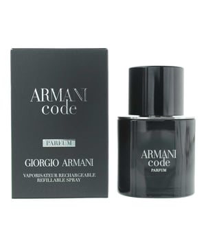 Giorgio Armani Code Parfum Eau de Parfum ist ein holzig-aromatischer Duft für Männer. Der 2022 eingeführte, raffinierte und vielseitige Duft eignet sich für das ganze Jahr und passt sowohl zu Tages- als auch zu Abendgarderobe. Die 30 ml Flasche besticht durch ein elegantes, dunkles Design mit goldenen Akzenten, die den anspruchsvollen und modernen Charakter des Duftes widerspiegeln. 

Der Duft eröffnet mit einer frischen und klaren Mischung aus Bergamot und Bergamotblatt, die einen sauberen und lebhaften Einstieg bietet. Im Herzen kreieren Iris, Aldehyde, Muskatellersalbei und Schwertlilie ein sanftes, pudriges und aromatisches Bouquet, das Tiefe und Eleganz verleiht. Die Basisnoten von Tonkabohne und Zeder sorgen für ein warmes, holziges und cremiges Finish, das einen bleibenden und sinnlichen Eindruck hinterlässt. 

Code Parfum ist perfekt für Männer, die einen klassischen und dennoch zeitgenössischen, holzig-aromatischen Duft mit ausgewogener Frische und Wärme schätzen.  
Kopfnote: Bergamot, Bergamotblatt  
Herznote: Iris, Aldehyde, Muskatellersalbei, Schwertlilie  
Basenote: Tonkabohne, Zeder  

Anwendung:  
Tragen Sie den Duft auf die wärmsten Stellen Ihres Körpers auf, wie die Innenseiten Ihrer Ellenbogen und Handgelenke, um die Langlebigkeit des Duftes zu intensivieren. Vermeiden Sie Reiben nach der Anwendung, da dies die Langlebigkeit des Duftes verringert. Für die Anwendung am Handgelenk tragen Sie den Duft nach dem Händewaschen auf.