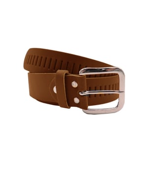 
<p>Smalle leren heren riem van 3 cm hoog met sleuf perforatie waardoor deze altijd past! Daarnaast is het mogelijk om de riem ook in te korten</p>
<ul>
<li>100% Leder</li>
</ul>