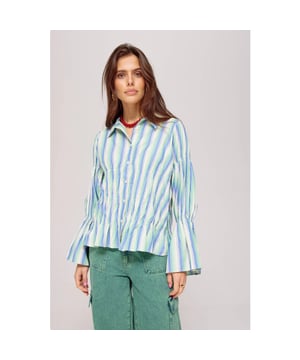 
<div>Say yes to colourful contrast. De SENNA blouse in STRIPE MULTI is een luchtige blouse met verticale strepen in contrasterende kleuren. De rechte fit, klassieke kraag en lange mouwen met manchetten maken haar geschikt voor zowel kantoor als vrije tijd. De kleurencombinatie geeft een retro knipoog, perfect voor wie durft op te vallen. Bold stripes, easy wear.</div>
<div> </div><br>kleur: multi stripe<br>
Materiaal: 100% Katoen<br>
Ons model is 174 cm en draagt maat S