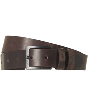 
Belt Leather Buckle Dark Brown is een riem van het merk No Excess.