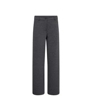 
<p>Broek van Freequent in een zachte stof. De broek heeft een rits- en knoopsluiting, schuine steekzakken aan de zijkant, een rechte pasvorm en een hoge taille.</p>
<ul>
<li>Materiaal  73% Polyester 24% Viscose 3% Elastane</li>
<li>Steekzakken</li>
<li>Wide leg</li>
</ul>
