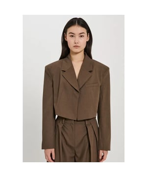 
<div class="Rte">Korte blazer met schoudervulling van het merk NORR. Combineer de blazer met de kamin pants voor een matchende look. </div>
<div class="Rte">
<ul>
<li>Stofsamenstelling: <span>90% polyester, 6% viscose, 4% elastaan.</span>
</li>
<li>Pasvorm: valt normaal. Twijfel je over de maat? Neem contact met ons op en we helpen je graag verder! </li>
</ul>
</div>
<!---->