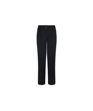 
De Keny Pants Technical Jersey U223160 van JANE LUSHKA is een broek met een rechte losse pasvorm, geplooid detail, steekzakken aan de zijkant, riemlusjes en een rits-knoopsluiting. Deze broek is uitgevoerd in de kleur Black en het model op de foto is 1.79cm lang en draagt maat s.