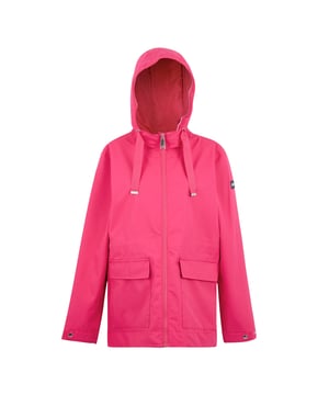 100% Polyester. Lining: Taffeta. Design: Logo, Plain. 190gsm. Fabric Technology: Breathable, Durable Water Repellent Finish, Isotex 10000, Stay Dry, Waterproof, Windproof. Cuff: Adjustable, Snap Fastening. Neckline: Hooded. Sleeve-Type: Long-Sleeved. Shockcord Hem, Taped Seams. Hood Features: Drawcord, Grown On Hood. Pockets: 1 Security Pocket, Internal, 2 Side Pockets, Handwarmer. Fastening: Full Zip. 10000g/m²/24hrs. 8 UK: 32 in. 10 UK: 34 in. 12 UK: 36 in. 14 UK: 38 in. 20 UK: 45 in. 22 UK: 48 in. 24 UK: 50 in. 26 UK: 52 in. 18 UK: 43 in. 16 UK: 40 in.