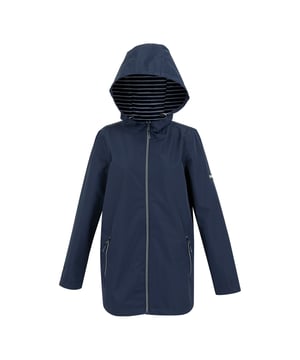 100% Polyester. Lining: Striped, Taffeta. Design: Logo, Plain. 110gsm. Fabric Technology: Breathable, Durable Water Repellent Finish, Isotex 10000. Cuff: Adjustable, Snap Fastening. Drop Hem, Taped Seams. Neckline: Hooded. Sleeve-Type: Long-Sleeved. Hood Features: Adjustable, Grown On Hood, Shockcord. Pockets: 2 Front Pockets, Zip, 1 Internal Pocket, Touch Fastening. Fastening: Full Zip. Waistline: Adjustable, Shockcord. Sustainability: Made from Recycled Materials. 8 UK: 32 in. 10 UK: 34 in. 12 UK: 36 in. 14 UK: 38 in. 20 UK: 45 in. 24 UK: 50 in. 26 UK: 52 in. 18 UK: 43 in. 16 UK: 40 in.