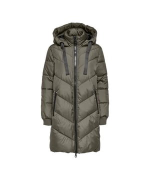 
De olijfgroene winterjas dames van het merk Jacqueline de Yong is een must-have voor de koudere dagen. Gemaakt van 100% gerecycled polyester, is deze jas niet alleen stijlvol maar ook milieuvriendelijk. De vulling van 100% polyester zorgt voor een heerlijk warm gevoel, terwijl de schelp van 100% polyester zorgt voor een waterafstotende en winddichte werking.en#10;en#10;De jas heeft een vrouwelijke pasvorm en is voorzien van een capuchon met afneembare imitatiebontkraag. Hierdoor ben je niet alleen beschermd tegen de kou, maar zie je er ook trendy uit. De jas is voorzien van een ritssluiting en twee steekzakken met drukknoopsluiting. Perfect om je handen warm te houden of om kleine spullen in op te bergen.en#10;en#10;De olijfgroene kleur is een echte blikvanger en past perfect bij elke winterse outfit. Of je nu naar je werk gaat, een dagje gaat shoppen of een winterse wandeling maakt, met deze jas blijf je warm en zie je er geweldig uit. Koop nu deze prachtige olijfgroene winterjas dames van Jacqueline de Yong en geniet van de koude dagen in stijl!