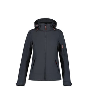 
Icepeak Casual Jacks van het materiaal en in de kleur Zwart.