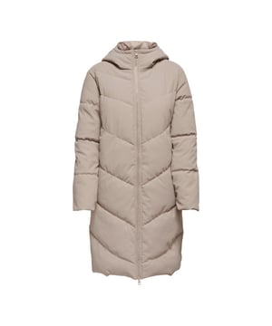 
De Jacqueline de Yong winterjas voor dames in de prachtige kleur taupe is de perfecte toevoeging aan jouw wintergarderobe. Deze lange jas is niet alleen stijlvol en comfortabel, maar ook functioneel dankzij de waterafstotende stof en warme gewatteerde voering. Door de diagonale stiksels heeft de jas een speels effect en de vaste capuchon biedt extra bescherming tegen de kou. De voorzijde sluit met een handige ritssluiting en de jas beschikt over twee steekzakken op heuphoogte. Gemaakt van 100% polyester is deze jas niet alleen duurzaam, maar ook makkelijk te onderhouden. Stijlvol de winter doorkomen doe je met deze hoogwaardige Jacqueline de Yong winterjas!