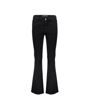
51541-10 850 Geisha Jeans flair black denim lurex  Materiaal: 75% cotton / 22% polyester / 2% viscose / 1% elasthane