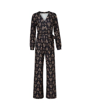 
Deze stijlvolle jumpsuit van Smashed Lemon in zwart met camel ornamentprint is een must-have voor een modieuze en comfortabele look. De v-halslijn is afgewerkt met beklede knoopjes van de borst tot aan de taille, wat zorgt voor een verfijnde en vrouwelijke uitstraling. De licht gepofte lange mouwen en de bijpassende tailleceintuur benadrukken het silhouet op elegante wijze. Dankzij de comfortabele stretchstof en de wijde pijpen is deze jumpsuit ideaal voor elke gelegenheid – van werk tot diner. Belangrijke punten: • Luxe ornamentprint in zwart en camel met verfijnde details • V-hals met beklede knoopsluiting, licht gepofte mouwen en ceintuur in bijpassende stof • Comfortabele stretchstof en wijde pijpen voor een elegante, ontspannen pasvorm Specificaties :

 
 * Stijl: Jumpsuits 
 * Print: Ornamentaal 
 * Pasvorm: Losvallend, widje pijpen 
 * Lengte: Lang 
 * Model is: 173 cm tall and wears size S/36 
 * Country of origin: Made in P.R.C. 
 * Kleur: Black-Camel 
 * Lining: No 
 * Fabric