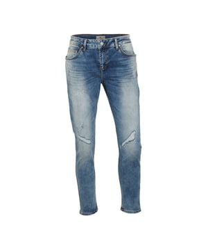 
De LTB Mika jeans is een must-have voor elke fashion-forward vrouw! Deze high-end boyfriend jeans in een trendy blauwe denim kleur is nu verkrijgbaar bij Nummerzestien. Met zijn gewassen look en damaged details zorgt de Mika voor een stoere en edgy uitstraling. Perfect voor een casual dagje uit of voor een avondje stappen, deze jeans kan het allemaal aan.en#10;en#10;De Mika is gemaakt van hoogwaardig materiaal, bestaande uit 79% katoen, 17% polyester en 4% elastaan. Dit zorgt voor een comfortabele en flexibele pasvorm, waardoor je deze jeans nooit meer uit wilt trekken. Het klassieke boyfriend model geeft een nonchalante en relaxte look, maar dankzij de slim fit zit deze jeans toch mooi aangesloten op het lichaam.en#10;en#10;Met de LTB Mika jeans van Nummerzestien ben jij klaar om de show te stelen! Bestel hem nu en ontvang hem snel in huis, zodat je direct kunt genieten van deze on-trend denim must-have. Combineer de jeans met een basic top en sneakers voor een casual look, of draag hem met hakken en een blazer voor een chique twist. De mogelijkheden zijn eindeloos met deze veelzijdige jeans. Haal hem nu in huis en upgrade je kledingkast met dit mode-icoon van LTB dames.
