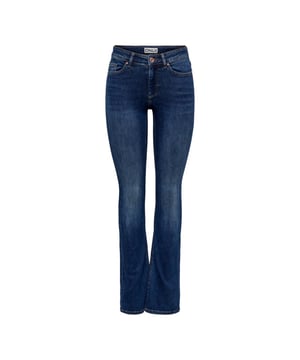 
Op zoek naar de perfecte jeans die zowel trendy als comfortabel is? Dan is deze blue denim kleurige jeans bootcut flare fit dames van het merk only iets voor jou! Deze flared jeans is het nieuwste model van Only en heet niet voor niets blush. De flared fit geeft een moderne twist aan de klassieke bootcut fit, perfect voor een trendy look. De jeans heeft een regular waist en is gemaakt van een rekbare stof, waardoor het perfect aansluit op je lichaam en je curves accentueert. Het materiaal bestaat uit 92% katoen, 6% elastomultiester en 2% elastaan, waardoor het niet alleen comfortabel zit, maar ook nog eens duurzaam is. Deze jeans is een must-have voor elke vrouw die op zoek is naar een tijdloze, doch hippe look. Bestel hem nu in onze webshop en zie er stralend uit in deze only flared jeans model blush!