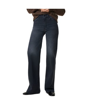 
Palazzo Donatella Black is een flare broek van het merk LOIS in de kleur zwart.