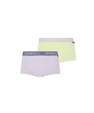 
Comfort ontmoet stijl in deze set van 2 O'Neill Shorties – perfect voor dagelijks gebruik dankzij de zachte katoenmix en de sportieve, bedrukte elastische tailleband.