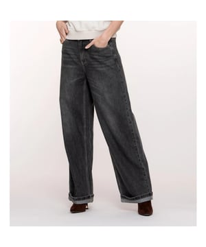 
51509-10 805 Geisha Jeans fold-up grey denim  Materiaal: 65% cotton / 35% lyocell