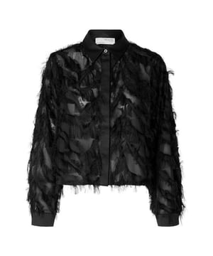 
Selected Femme Black Top lange mouw 16095034 in de kleur Zwart