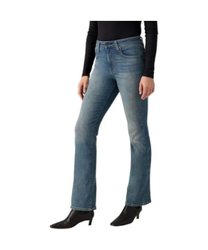 
725 High rise bootcut Tore it up no Dx is een flare broek van het merk LEVI'S in de kleur blauw.