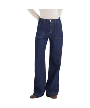 
high waist wide leg Raw is een flare broek van het merk C.O.J..