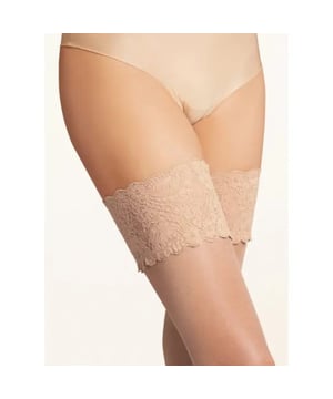 
Satin Touch 20 Stay-Up - Sheers (Lw)

Kanten band, lichte glans
Deze delicaat doorschijnende stay-ups brengen een glans op de benen en blijven zelfverzekerd op hun plaats met een brede, gebloemde kanten band.