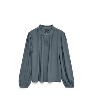 
VMANI LS FRILL TOP WVN GA