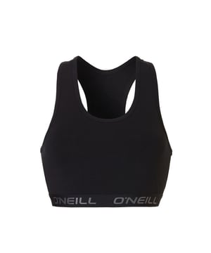
Effen zwart short van O'Neill van stretchkatoen voor optimale pasvorm. Dit topje is zonder vulling en daardoor onzichtbaar onder je kleding. Ideaal voor tijdens het sporten. Met elastische band en logo aan de onderzijde. Gemaakt van 95% katoen en 5% elastaan.
