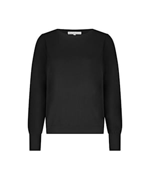 
Red Button top SRB4750 Sweet puff sleeve - Black