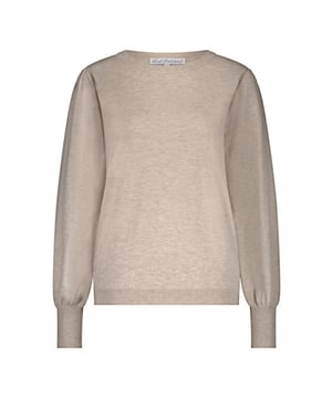 
Red Button top SRB4750 Sweet puff sleeve - Latte