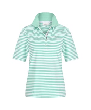 
* Poloshirt met halve mouw
* Stretch katoenen jersey, in een garengeverfde streep
* Platgebreide ribboord aan de kraag met effen bovenkraag en onderkraag in wit met een artwork
* Sluiting met gemerkte parelmoer knopen, bovenste knoopje is fancy
* Kleine split aan de zijkanten
* Luxe logo print op de borst
* Metalen logo plaatje aan de voorkant 95% cotton 5% elastan