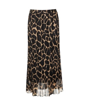 
Deze prachtige bruine midi rok voor dames van het merk Elvira Casuals is een echte must-have voor je garderobe! Het dessin van de rok is trendy en tijdloos, dus je kunt er jarenlang van genieten. De rok is gemaakt van 99% polyester en 1% lurex, waardoor hij lekker licht en luchtig aanvoelt. Perfect voor de warmere dagen! De midi lengte valt net boven de knie en geeft de rok een elegante uitstraling. Combineer de rok met een mooie blouse voor een chique look of draag hem met een shirt voor een meer casual outfit. Laat je figuur stralen met deze prachtige rok van NummerZestien!