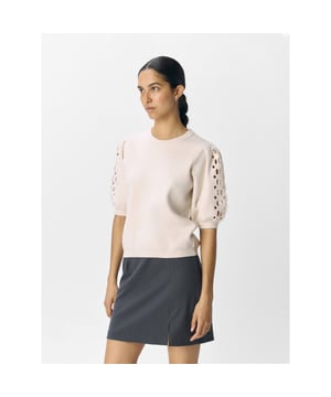 
OBJYUKI S/S RE KNIT PULLOVER NOOS