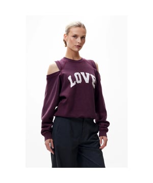 
<p>Raglan sweater met open schouders. Dit item heeft een in-house ontworpen graphic en een zacht gebrushed effect aan de binnenkant.</p><br>kleur: winetasting <br>
Materiaal: 75% Biologisch katoen, 25% Gerecycled polyester<br>
Model is 1.76m lang en draagt maat 36