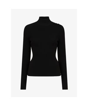 
De JOSH V Loua dames top in de kleur Black is een zwarte coltrui met non-functionele JOSH V branded knopen op de schouder. De coltrui is gemaakt van stretchy ribstof met LENZING ECOVERO viscose. De trui is een perfecte basic voor het herfst- en winterseizoen. Stijltip: combineer de Loua top met een high waisted pantalon en hakken voor een elegante en vrouwelijke look. Voor een meer casual look kun je de top dragen met een mom jeans en sneakers.
