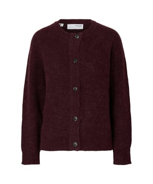 
Selected Femme Vest 16074481 in de kleur Bordeaux