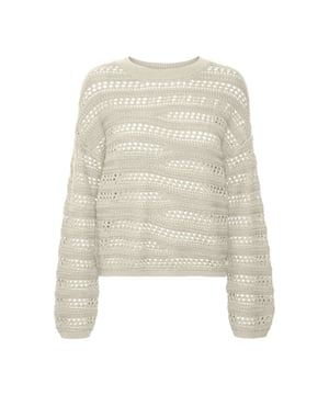 
De ecru kleurige trui dames van het merk Vero Moda is een must-have item voor je garderobe. Deze trui is gemaakt van 100% katoen wat zorgt voor een comfortabel draagcomfort en optimale kwaliteit. De trui heeft een tijdloze uitstraling dankzij de neutrale kleur en de klassieke pasvorm. De perfecte basic die je eindeloos kunt combineren met verschillende outfits. Draag de trui op een stoere jeans voor een casual look of combineer het met een rok voor een meer geklede uitstraling. Dankzij de zachte stof is deze trui perfect voor de koudere dagen en zorgt het voor een warm en knus gevoel. Shop nu deze must-have trui van Vero Moda bij NummerZestien en geef je kledingkast een upgrade!