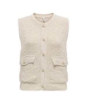 
De beige gilet dames van het merk Only is een must-have voor elke moderne en stijlvolle vrouw. Gemaakt van een mix van 50% katoen, 42% polyester en 8% metaal, biedt deze gilet niet alleen comfort maar ook een vleugje glamour aan elke outfit. De neutrale beige kleur maakt het makkelijk om te combineren met elke andere kleur en voegt een klassieke touch toe aan elke look. Draag het over een basic top voor een casual uitstraling of over een blouse voor een meer geklede look. Met deze gilet ben je altijd ready-to-go, of het nu voor een dagje shoppen is of een avondje uit. Bestel nu deze veelzijdige en tijdloze gilet dames van Only en geef je garderobe een upgrade!