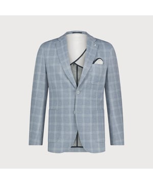 
Het Ruitdessin Travel Colbert is de perfecte keuze voor de moderne man die waarde hecht aan zowel stijl als comfort. Met een modern fit pasvorm en vervaardigd uit hoogwaardige jersey kwaliteit, biedt dit colbert een ongeëvenaard draagcomfort. Dankzij de 24/7 stretch technologie beweegt het colbert moeiteloos met je mee, waardoor het ideaal is voor zowel zakelijke als casual gelegenheden. Het subtiele ruitdessin voegt een klassieke touch toe, terwijl de travel-friendly eigenschappen ervoor zorgen dat je er onderweg altijd onberispelijk uitziet. Ultiem comfort en stijl gaan hand in hand met dit veelzijdige colbert.
- Ultiem comfort dankzij 24/7 stretch
- Perfect voor business casual en travel
- Stijlvol ruitdessin voor een klassieke uitstraling