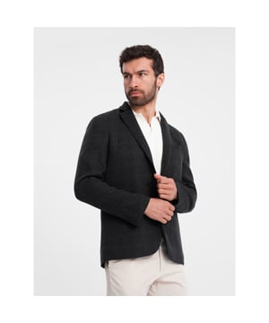 
Blazer heren | Herenblazer | Moda Italia | 0119

 

 

 De zwarte blazer voor heren is ontworpen om stijl toe te voegen aan je outfit. De blazer is vanbinnen afgewerkt met een mooie voering. Hij is voorzien van 2 knopen aan de voorzijde en heeft een mooi rustig patroon.

 

 

 Knoopsluiting
Zakje voor een pochet
Twee zijzakken
Twee binnenzakken
Decoratieve knopen op manchetten
Materiaal: 85% polyester, 15% rayon
Kleur: zwart - zwart melange

 

 

  (https://italian-style.nl/wp-content/uploads/2024/09/Maattabel-blazer-0119.png)